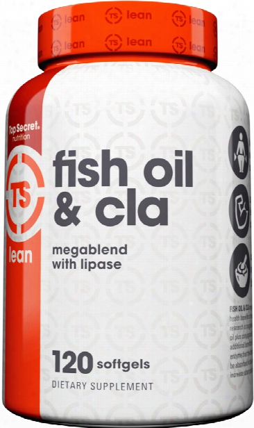 Top Secret Nutrition Fish Oil & Cla W/ Lipase - 120 Softgels