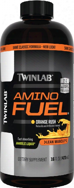 Twinlab Amino Fuel Liquid - 32oz Orange Rush