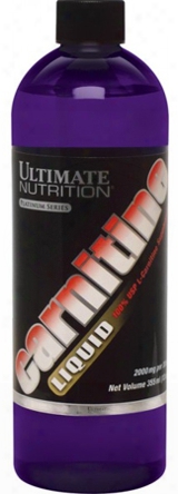 Ultimate Nutrition Liquid L-carnitine - 12oz Unflavored