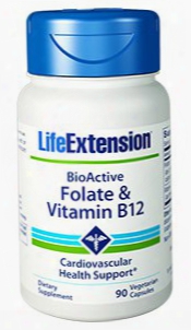 Bioactive Folate & Vitamin B12, 90 Vegetarian Capsules