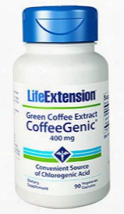 Coffeegenic Green Coffee Extract, 400 Mg, 90 Vegetarian Capsules