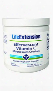 Effervescent Vitamin C - Magnesium Crystals, Net Wt. 180 G (0.397 Lb. Or 6.35 Oz.)