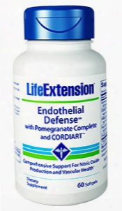 Endothelial Defense™ With Pomegranate Complete And Cordiart™, 60 Softgels