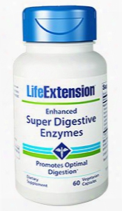 Enhanced Super Digestive Enzymes, 60 Vegetarian Capsules