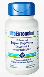 Enhanced Super Digestive Enzymes With Probiotics, 60 Vegetarian Capsules