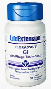 Florassist Gi With Phage Technology, 30 Liquid Vegetarian Capsules