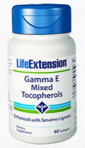 Gamma E Mixed Tocopherols, 60 Softgels