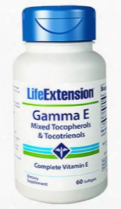 Gamma E Mixed Tocopherols & Tocotrienols, 60 Softgels