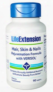 Hair, Skin & Nails Rejuvenation Formula With Verisol, 90 Tablets