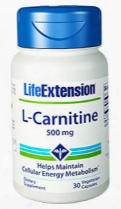 L-carnitine, 500 Mg, 30 Vegetarian Capsules