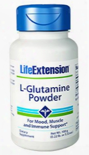 L-glutamine Powder, Net Wt. 100 G (0.22 Lb. Or 3.53 Oz.)
