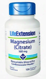Magnesium (citrate), 160 Mg, 100 Vegetarian Capsules