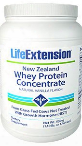 New Zealand Whey Protein Concentrate (natural Vanilla Flavor), 500 Grams (1.10 Lb. Or 17.64 Oz.)