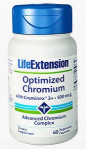 Optimized Chromium With Crominex 3+, 500 Mcg, 60 Vegetarian Capsules