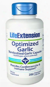 Optimized Garlic, 200 Vegetarian Capsules