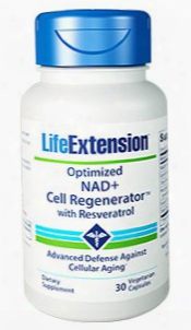 Optimized Nad+ Cell Regenerator™ With Resveratrol, 30 Vegetarian Capsules