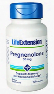 Pregnenolons, 50 Mg, 100 Capsules