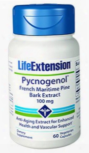 Pycnogenol, 100 Mg, 60 Vegetarian Capsules