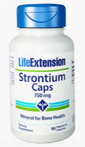 Strontium Caps, 750 Mg, 90 Vegetarian Capsules