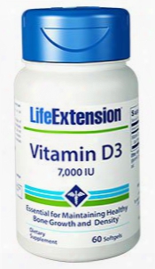 Vitamin D3, 7,000 Iu, 60 Softgels