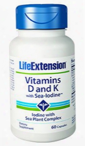 Vitamins D And K With Sea-iodine™, 60 Capsules