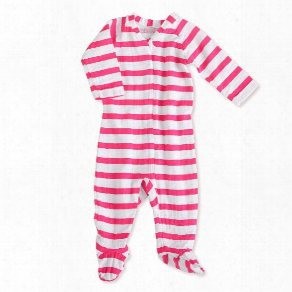 Aden+anais Long Sleeve Zipper One-piece Pyjama