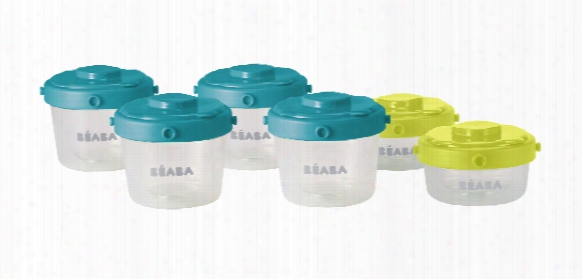 Beaba Clip Portion Set 125ml And 60ml, 6 Piece Set