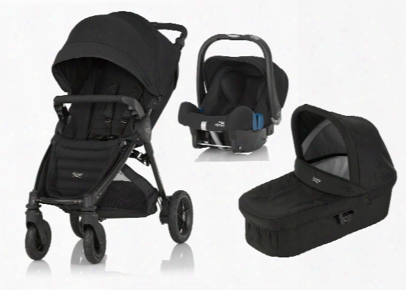 Britax B-motion 4 Plus Incl. Canopy Pack + Carrycot Attachment + Infant Carrier