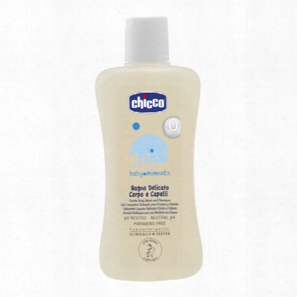Chicco Baby Moments Gentle Body Wash And Shampoo, 0m+, 200ml