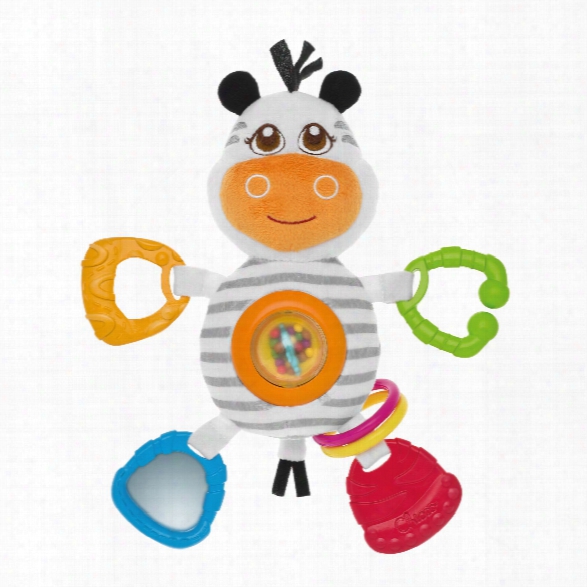 Chicco Baby Senses Rattle Mrs Zebra