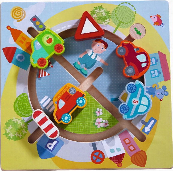 Haba Sensory Board the World Of Vehicles␝