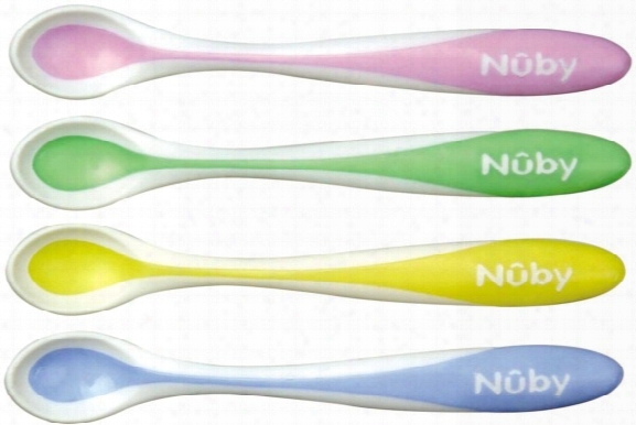 Nuby Hot Safe Spoon Â�“ Soft Sensitive