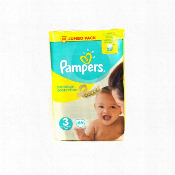 Pampers Premium Protection Nappies Jumbo Pack  Size 3 Midi