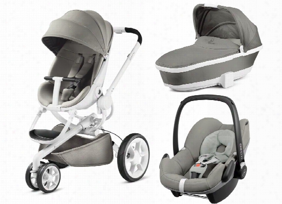 Quinny Moodd Including Dreami Carrycot And Maxi-cosi Infant Car Seat Pebble