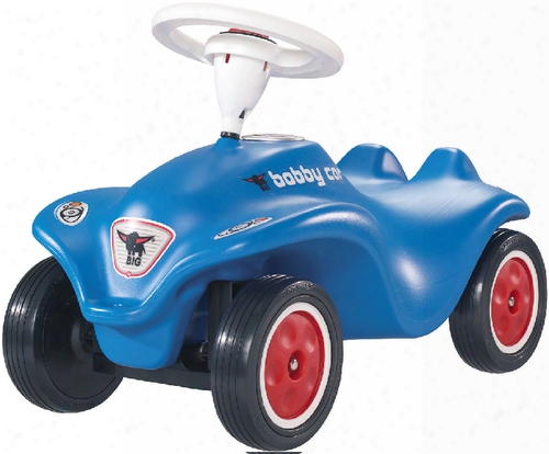 Big New Bobby Car With Whisper Wheels, Blue