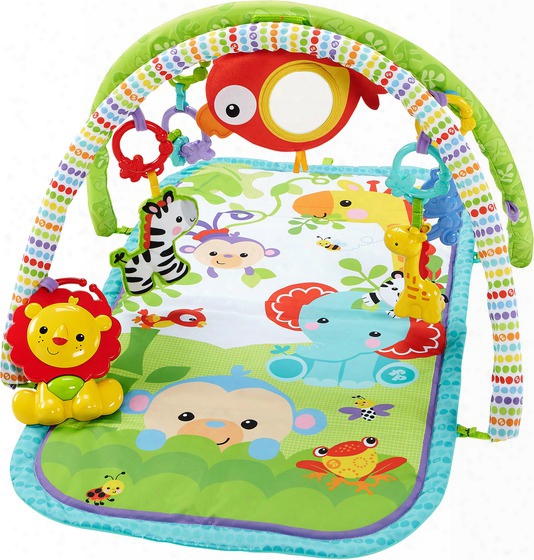 Fisher-price Rainforest Friends 3 In 1 Musical Activity Gym