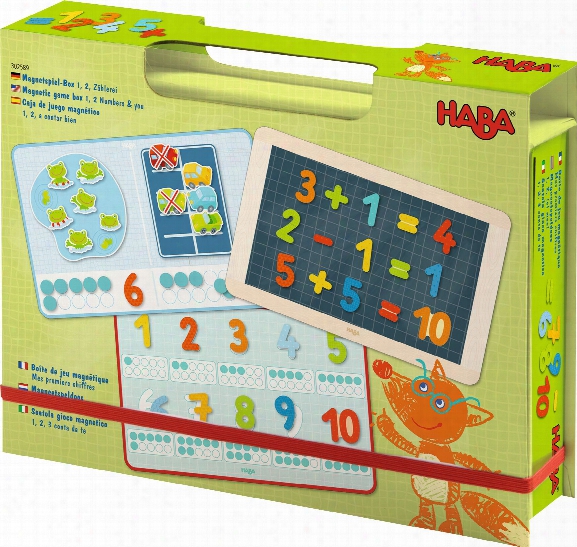 Haba Magnetic Game Box 1, 2 Numbers & You␝