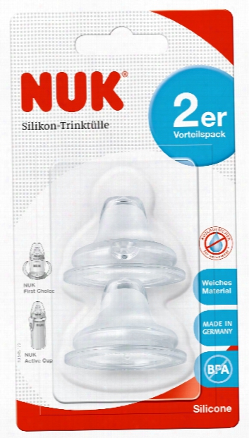 Nuk First Choice Soft Silicone Spout, 2pcs