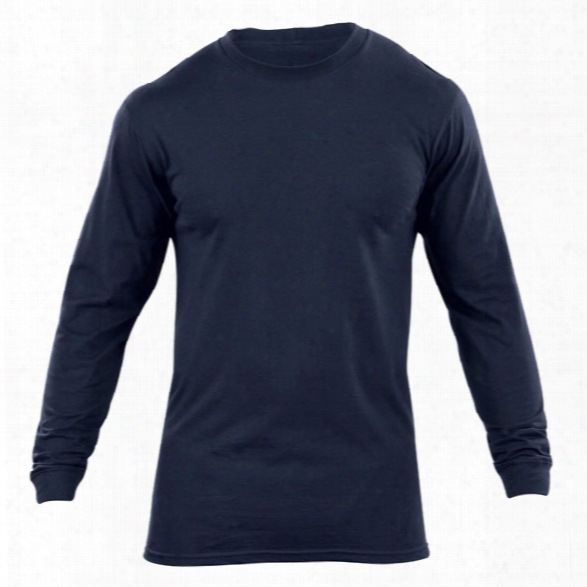 5.11 Tactical (2pk) Ls Utili-t, Dark Navy, 2xl - Blue - Male - Excluded