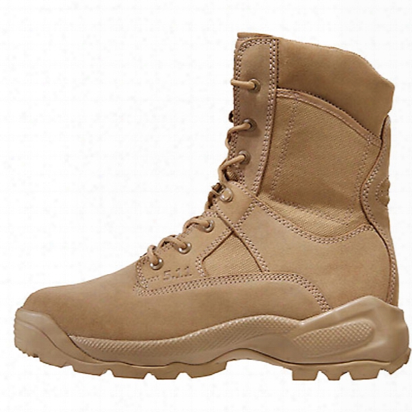 5.11 Tactical 8" A.t.a.c. Side-zip Boots, Dual Gender, Coyote Tan, 10.5, Medium - Tan - Male - Excluded