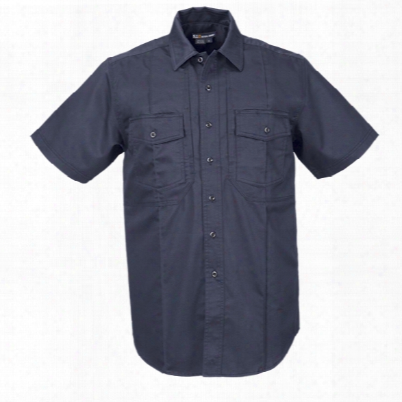 5.11 Tactical Class B Ss Station Shirt, Fire Navy, 2xlt - Blue - Male - Excluded