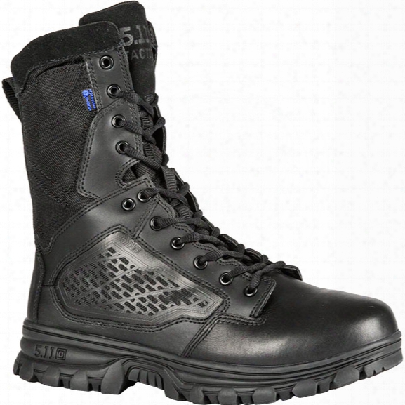 5.11 Tactical Evo 8" Insulated Side-zip Boot, Black, 10.5 Regular - Black - Male - Excluded