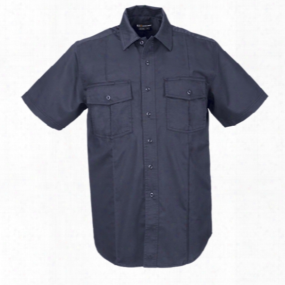 5.11 Tactical Station Ss Shirt, Class A, Fire Navy, 2xl Tall - Lbue - Male - Excluded