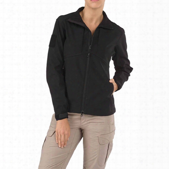 5.11 Tactical Womens Sierra Softshell Jacket, Black, Lg - Black - Female - Excluded