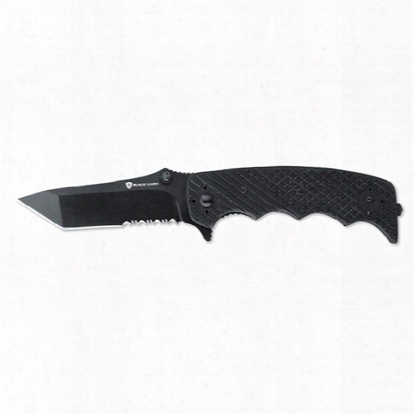 Browning Black Label Stone Cold Folder Tanto G-10 Knife - Black - Unisex - Included