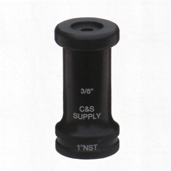 C&s Supply 1" Straight Bore Nozzles, 1/2" Outlet, 1" Rigid Base - Unisex - Included