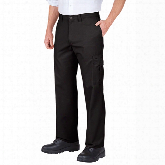 Dickies Premium Industrial Cargo Pant, Black, 28/37u - Brass - Male - Included