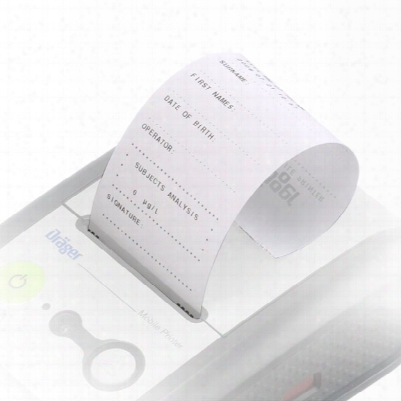 Draeger Safety Diagnostics Mobile Printer Thermal Paper - Male - Included