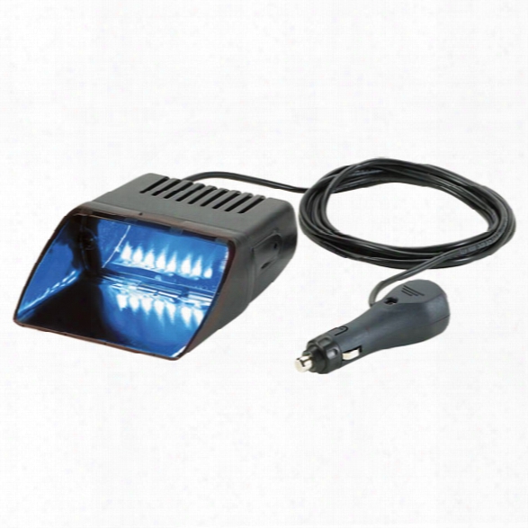 Federal Signal Viper S2 Internal/exterior Led Warning Lights, Single-head W/ Cigarette Plug, Blue - Blue - Male - Excluded