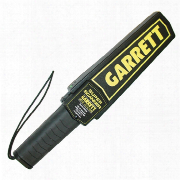 Garrett Superscanner Metal Detector With 9v Battery - Red - Male - Included